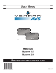 Venmar 45120 Air exchanger User Guide