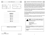 Venmar 45725 Air Exchanger User Guide