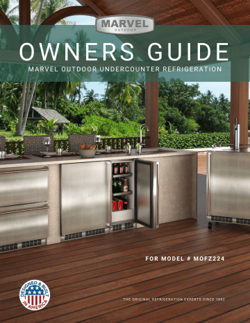 Marvel MOFZ224-SS31A 24-In Outdoor Built-In All Freezer Service Manual | Manualzz
