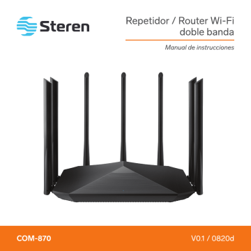 Repetidor de señal internet WIFI 2,4 GHz Steren COM-818