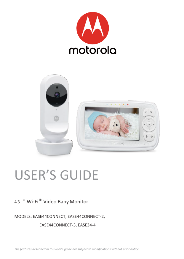 Mothercare Motorola Ease 34 Baby Monitor User Guide Manualzz