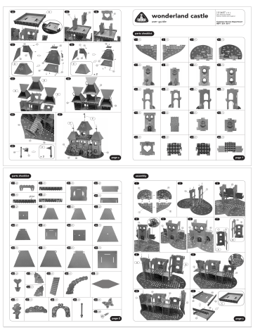 Mothercare ELC Wonderland Castle 131457 User Guide | Manualzz