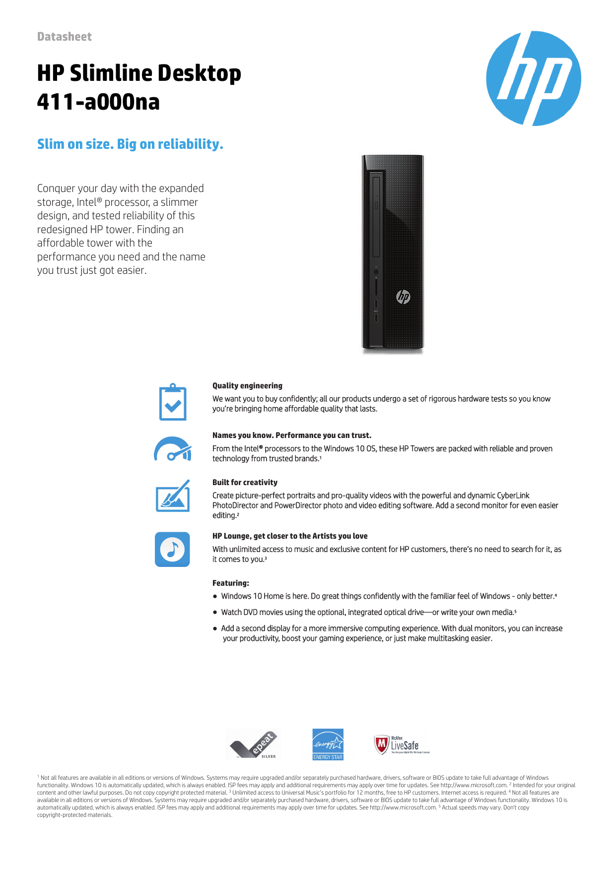 hp slim desktop tower celeron gaming