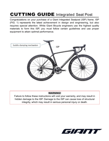 Giant Giant TCR Guide | Manualzz