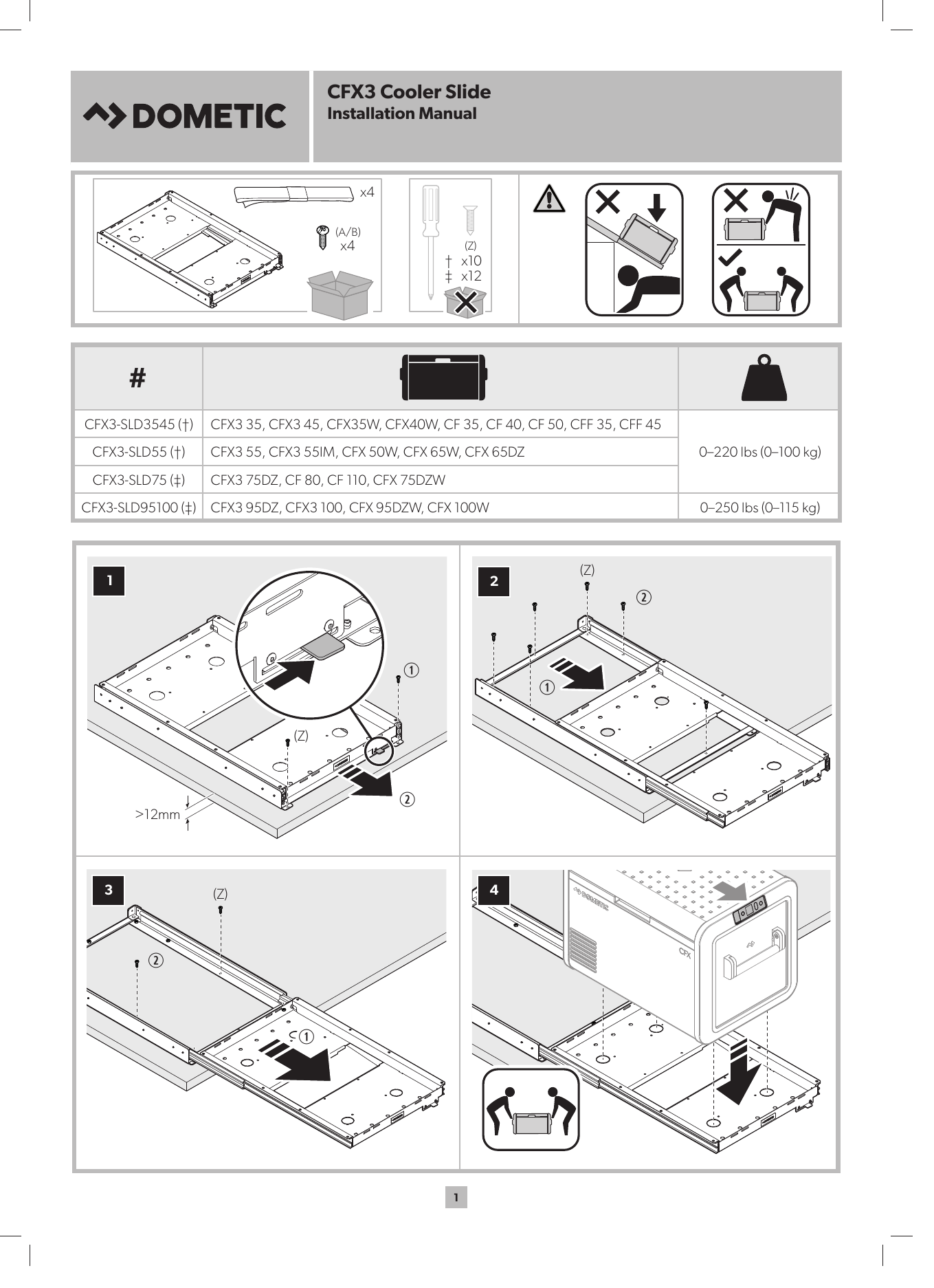 dometic cfx3 sld75