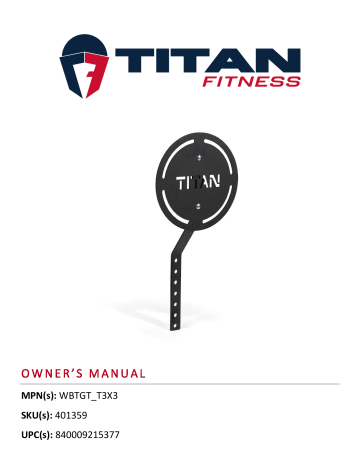 Titan fitness discount wall ball target