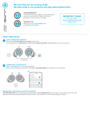 Jlab jbuds best sale air anc manual