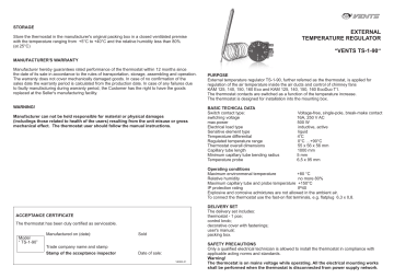 Vents TS-1-90 User Manual | Manualzz