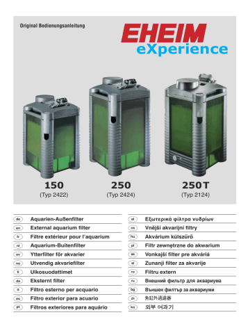 EHEIM eXperience 150, eXperience 250 Navodilo za lastnika | Manualzz