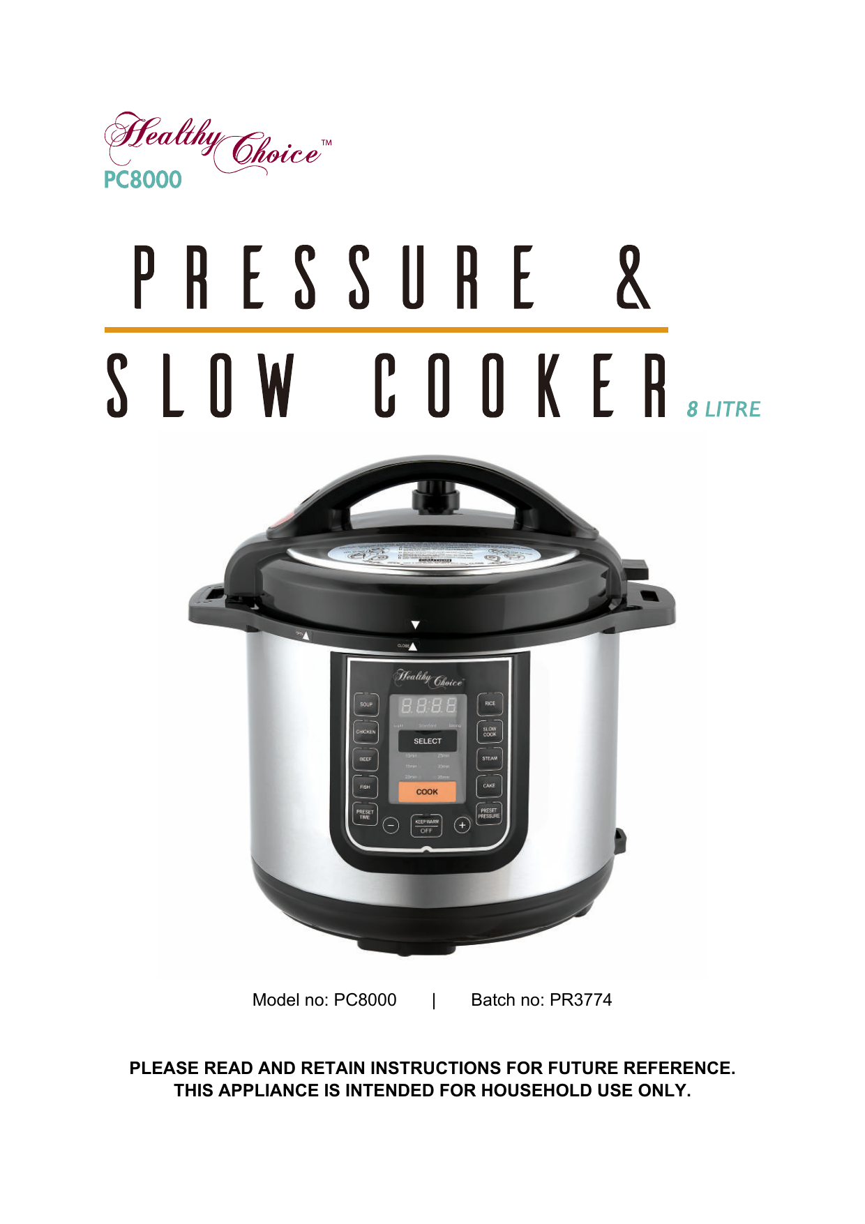 Russell hobbs rhpc1000 online manual