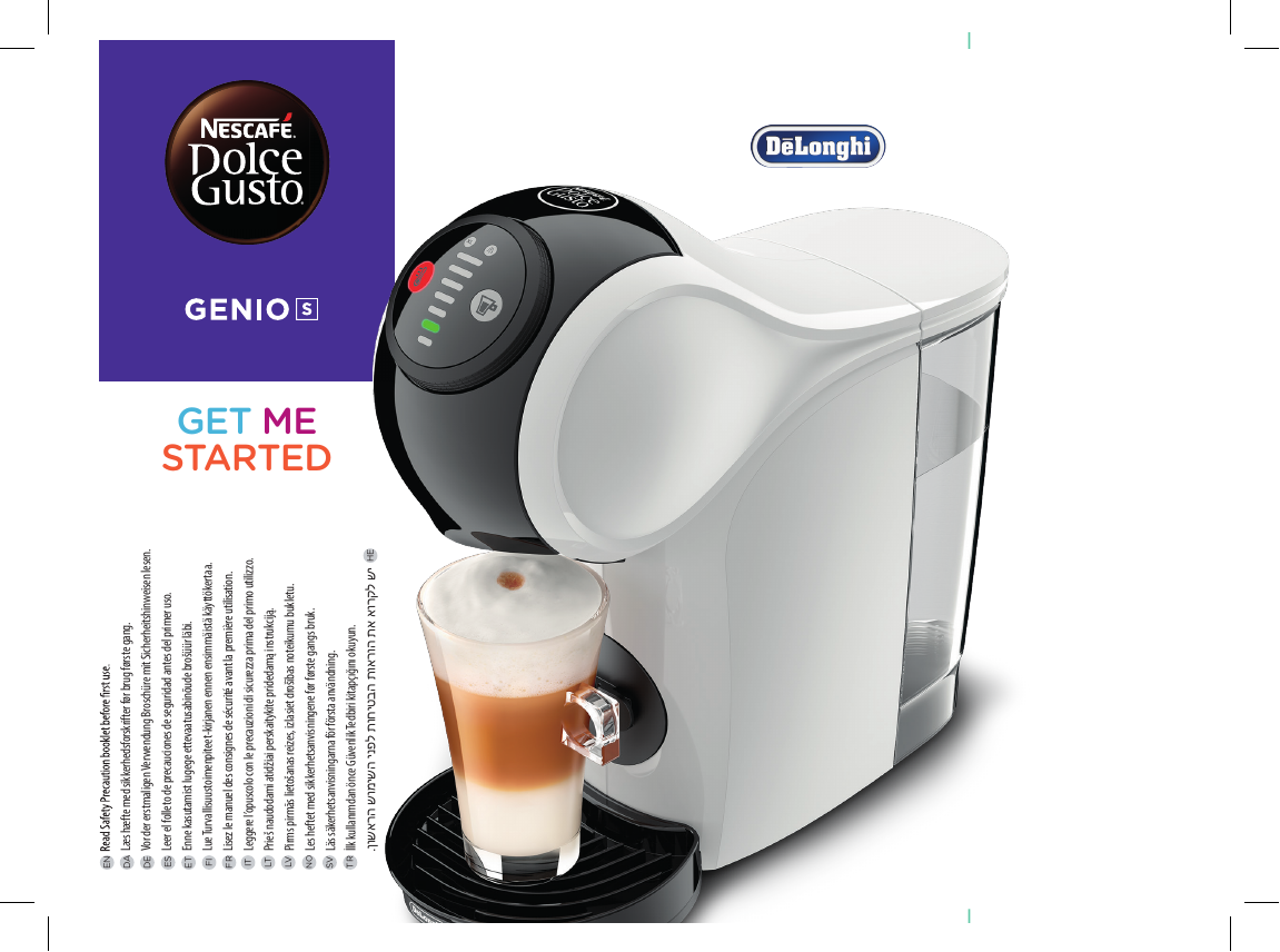Dolce Gusto Genio S Brugervejledning | Manualzz