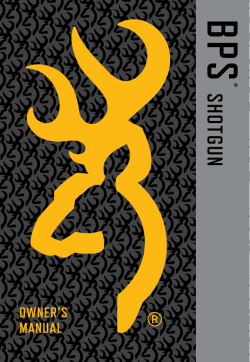 Browning Bps Owner S Manual Manualzz Com