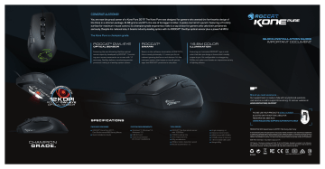 Roccat Kone Pure Owl Eye Gaming Mouse Quick Install Guide Manualzz