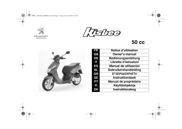 Peugeot Kisbee 50CC de handleiding | Manualzz