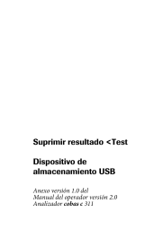 Roche cobas c 311 - Operator's manual, quick guide, Reference guide