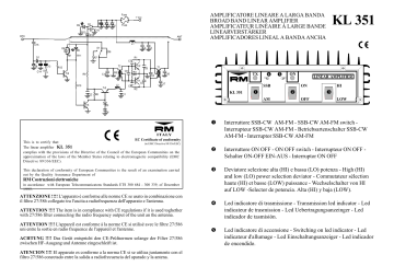RM KL 351 Schematic Diagram | Manualzz