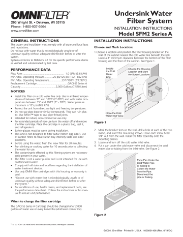 Omnifilter Bf7 Owner's Manual