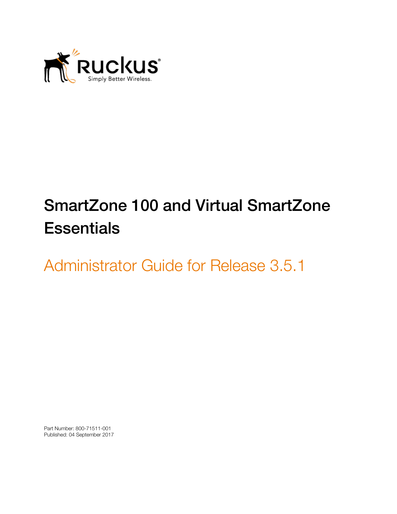 Ruckus Wireless SmartZone 20 Administrator