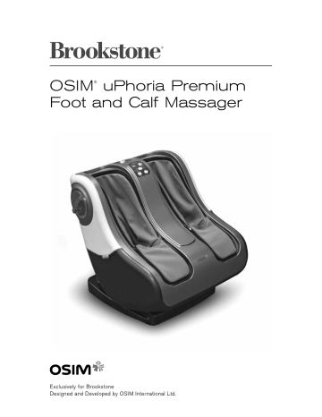 Brookstone OSIM uPhoria Premium User Manual Manualzz