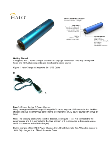 Halo Power Charge 2800 User Manual | Manualzz