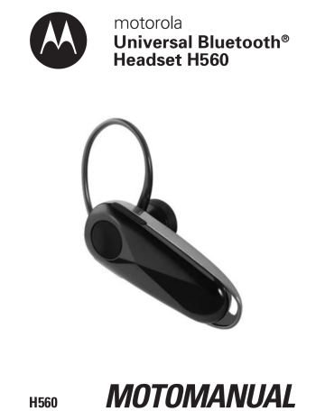 Motorola 6803578F47, H560 - Headset - Over-the-ear User Manual | Manualzz