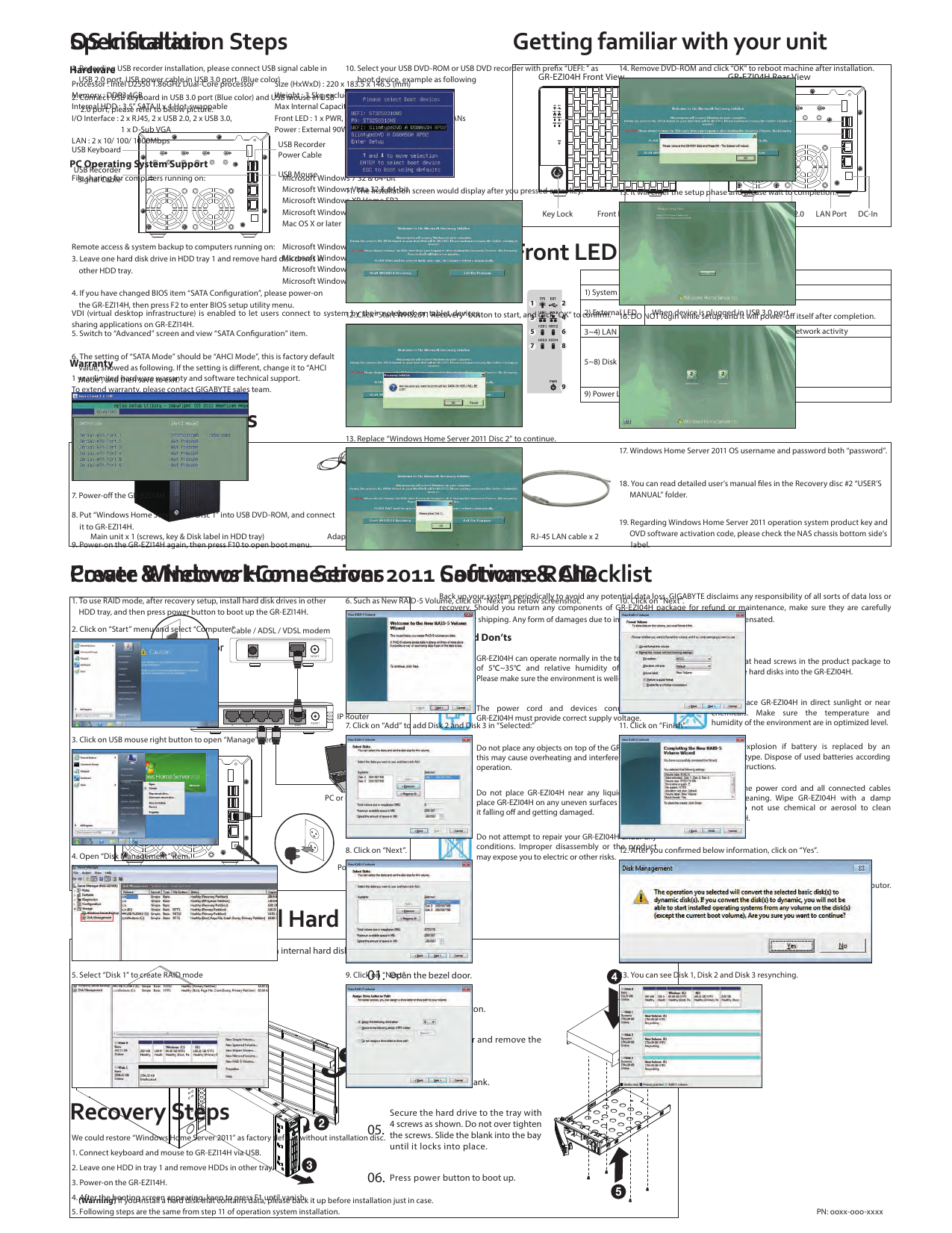 windows home server 2011 operating system