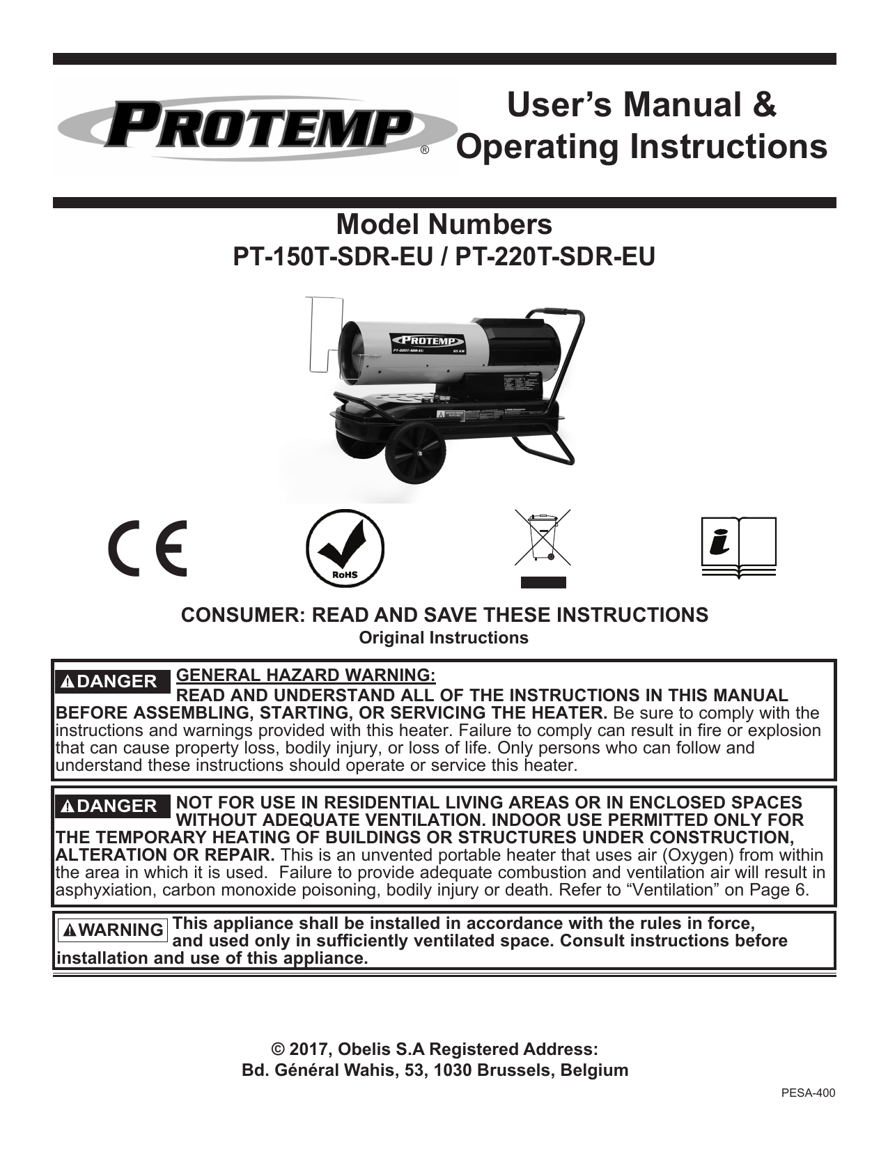 Protemp PT-220T-SDR-EU User's Manual u0026 Operating Instructions | Manualzz