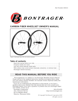 bontrager carbon wheelset