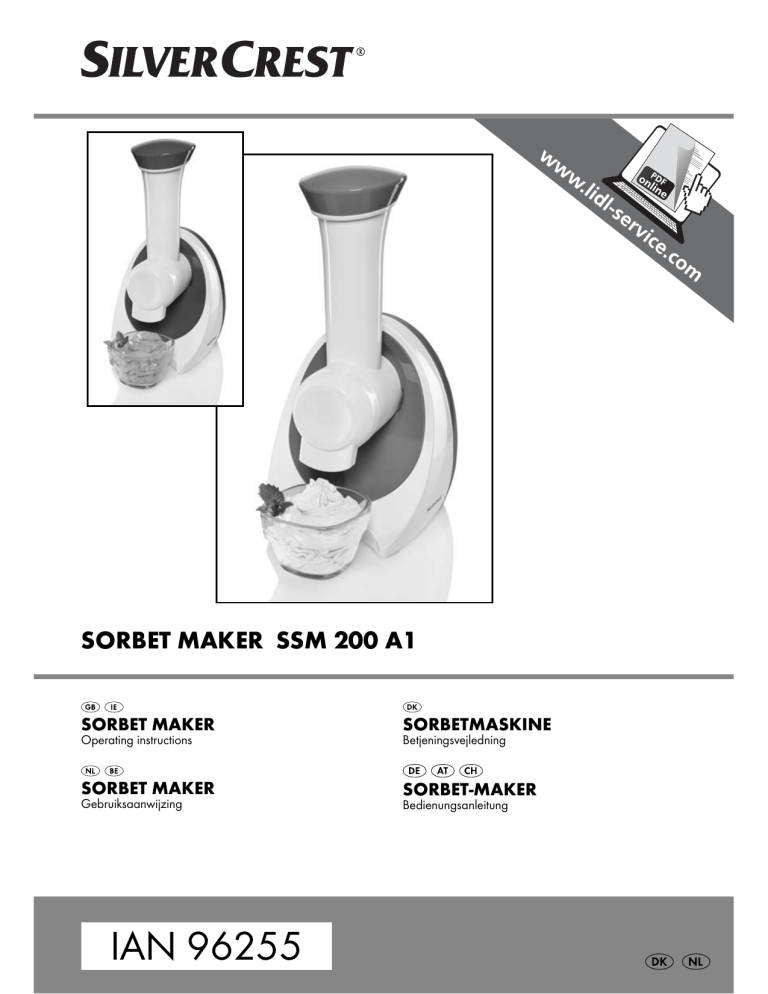 Silvercrest Ssm 0 A1 User Manual Manualzz