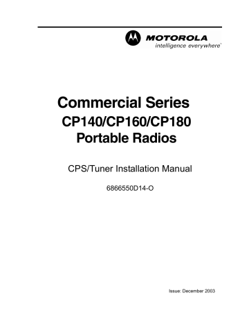 motorola cps software manual
