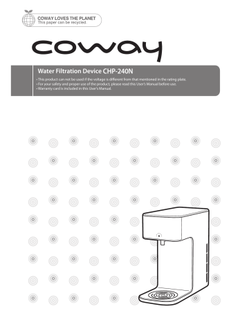 Coway Chp 240n Manual Manualzz