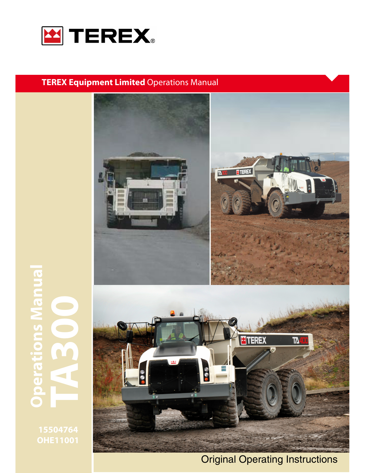 terex ta 30 service manual