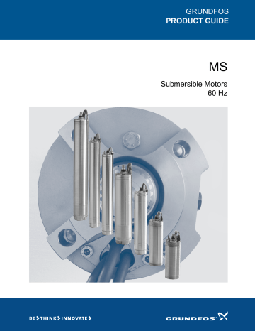 Grundfos MS 4000, MS 4000 R, MS 402, MS 6000 R, MS6000 Product Manual