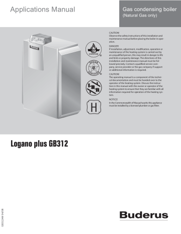 Buderus Logano Plus GB312 Applications Manual | Manualzz