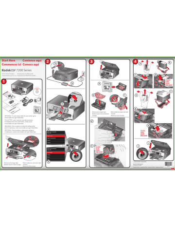 Kodak ESP 7200 Series, ESP 7250 - All-in-one Printer Start Here | Manualzz