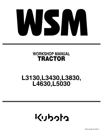Kubota L3400 Workshop Manual | Manualzz