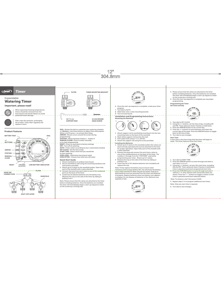 Orbit water timer manual