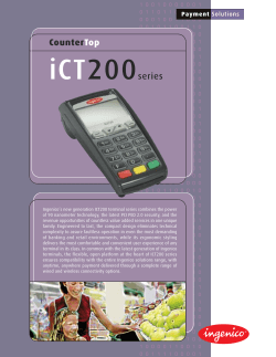 Ingenico PAYZONE iCT250 - Installation manual, Manual, Operating