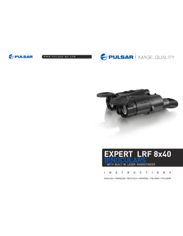 Pulsar LRF 8x40 Руководство пользователя | Manualzz