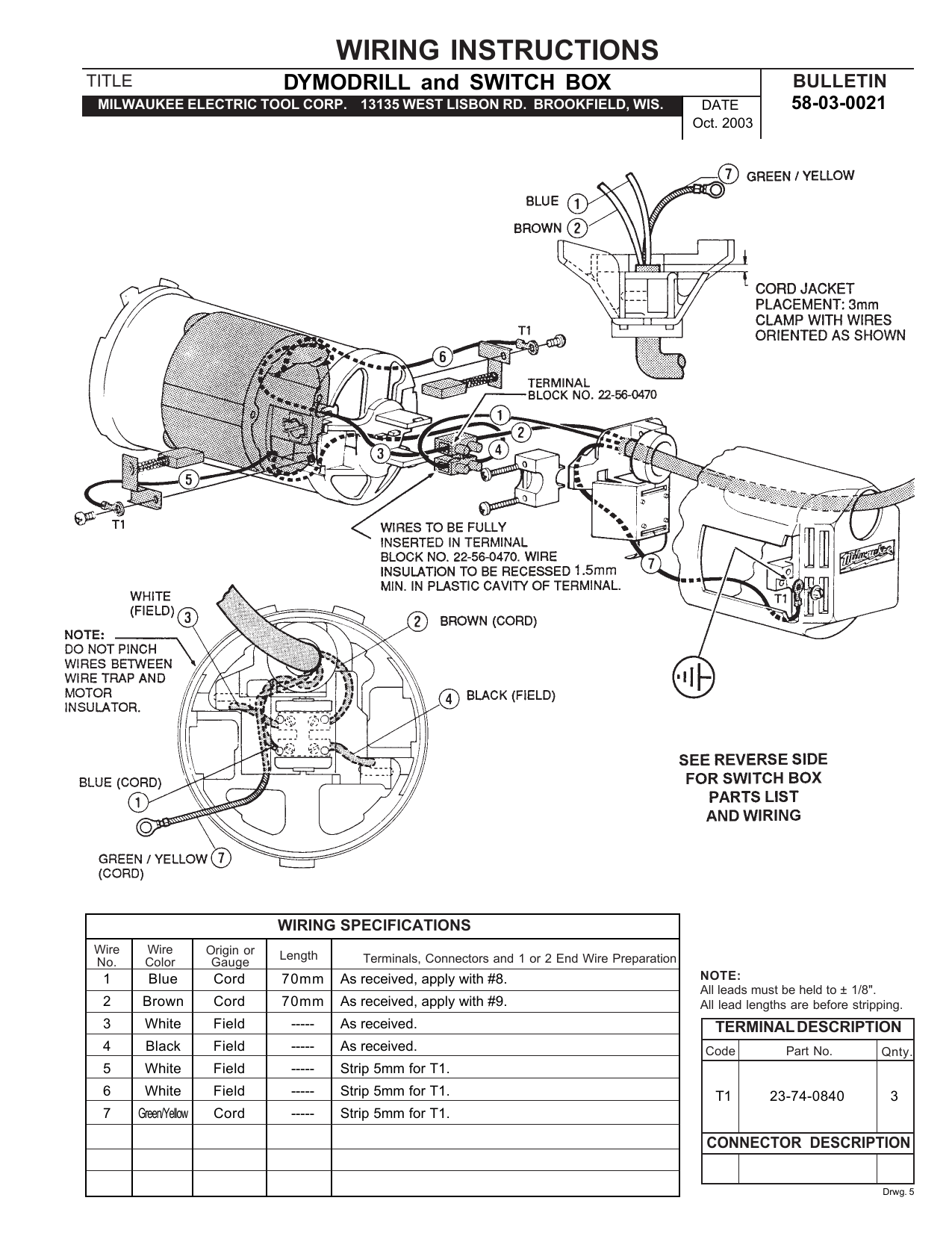 Milwaukee Grinder Wiring Diagram - 4K Wallpapers Review