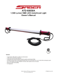 Saber Compact ATD-80050A Owner's Manual