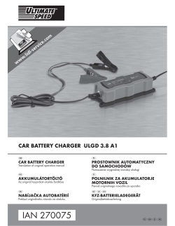 car battery charger ulgd 3.8 a1