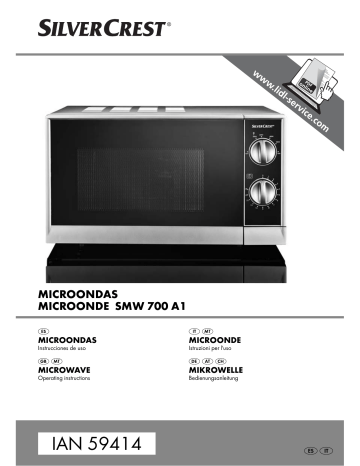 Silvercrest SMW 700 A1 Operating Instructions Manual | Manualzz