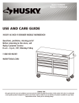 Husky 7440946b Use And Care Manual