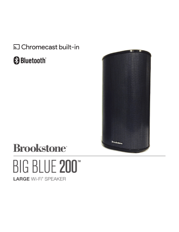 Brookstone BIG BLUE 100 Big Blue 200 Manual Manualzz