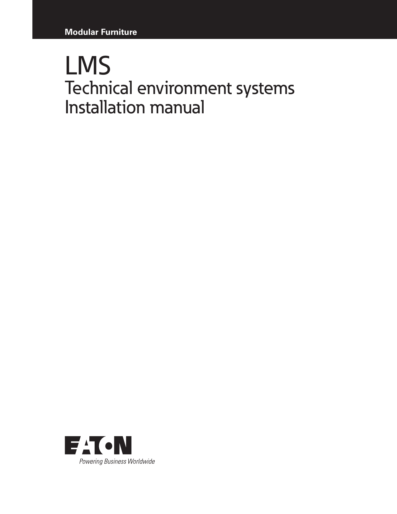 Eaton LMS Installation Manual