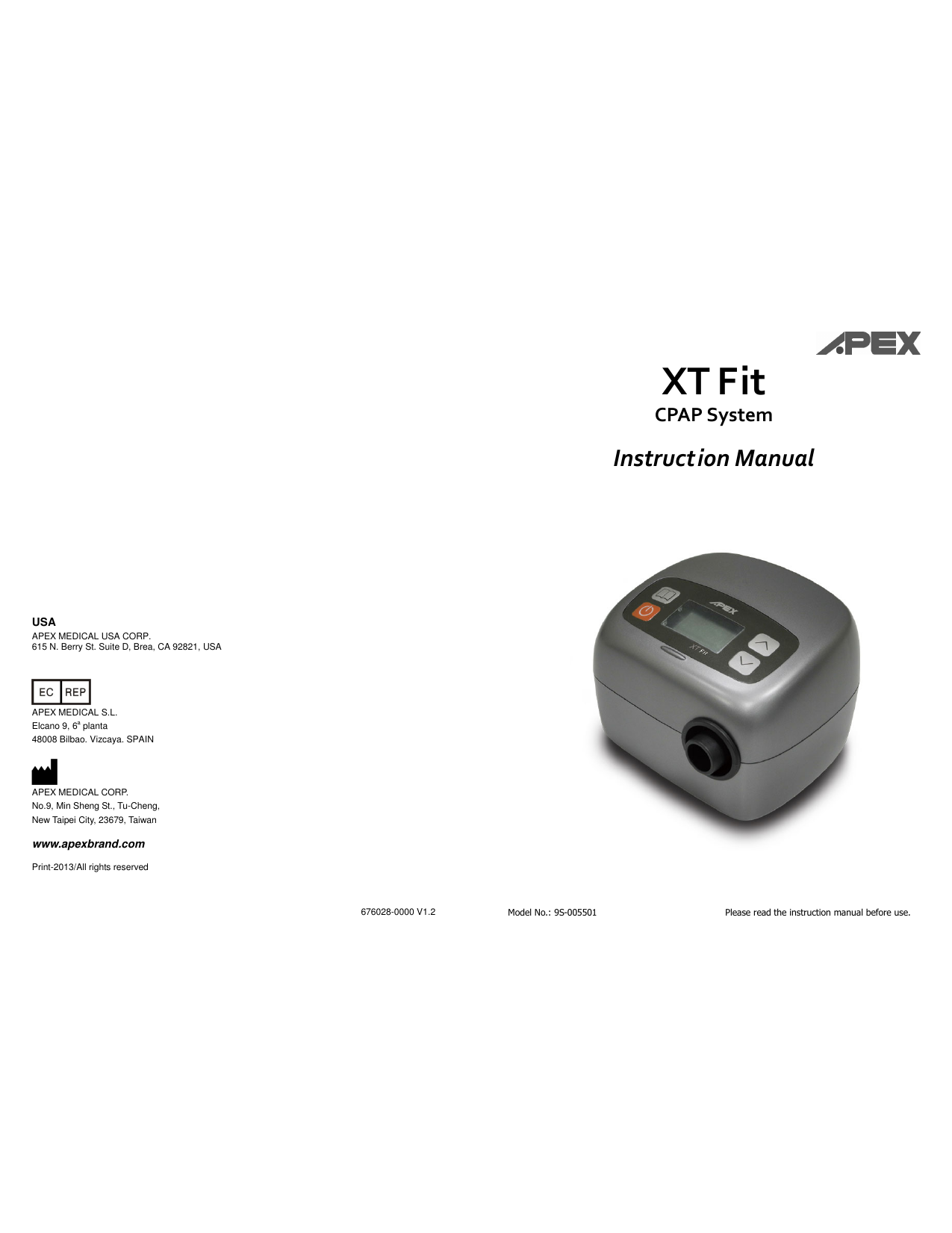 Apex Digital Xt Fit Instruction Manual Manualzz