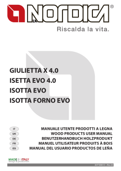 La Nordica Isotta Forno Evo - Owner's manual | manualzz.com