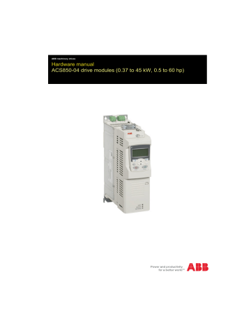 ABB ACS850-04 Series Hardware Manual | Manualzz