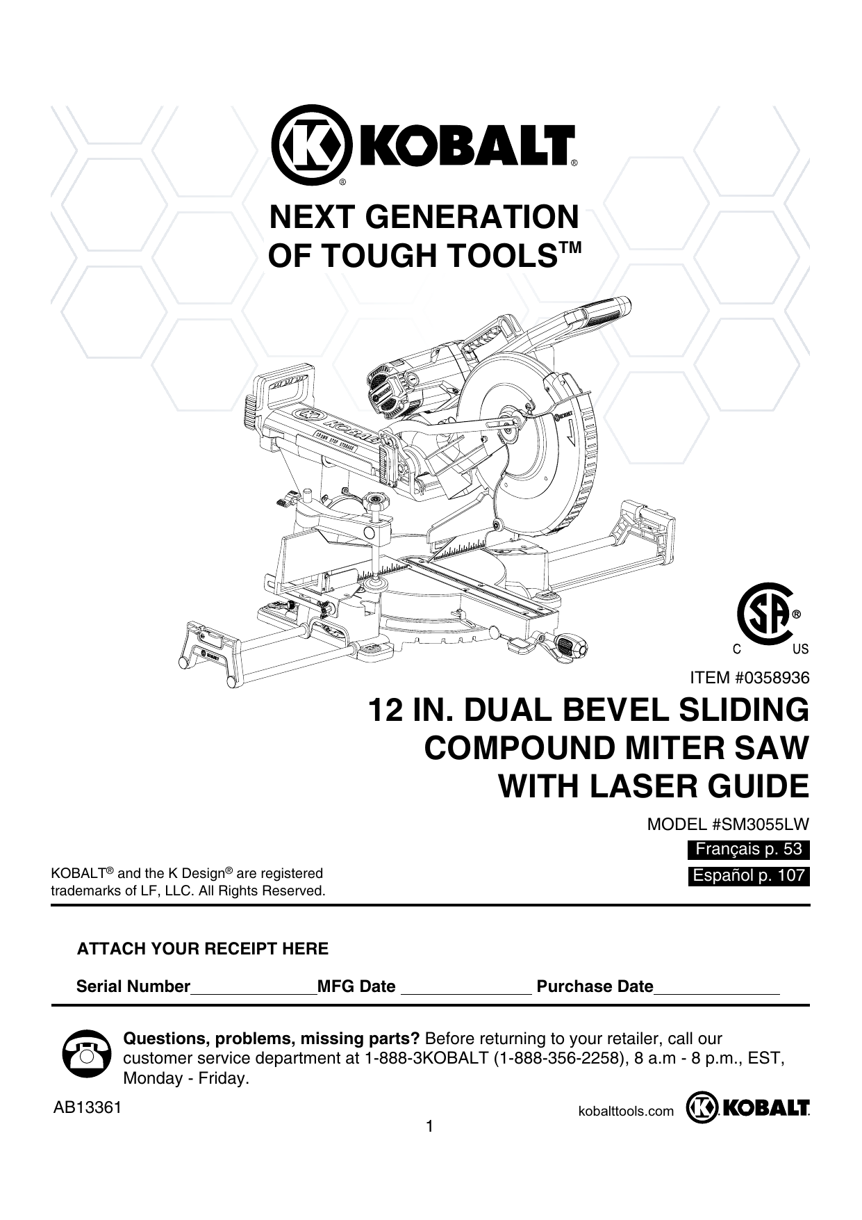 Kobalt Replacement Parts Miter Saw Diagram Reviewmotors.co